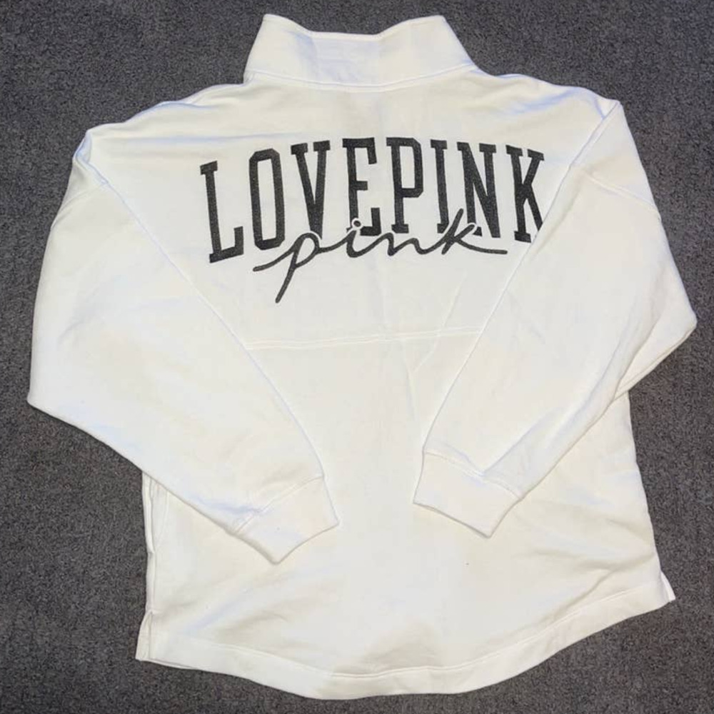 PINK quarter zip sweatshirt